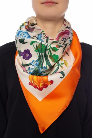 Scarf with logo pattern, zdjęcie 2 Scarf with logo pattern od Gucci